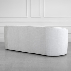 Sylvie Fabric Sofa in Gimma Silver - Back