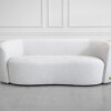 Sylvie Fabric Sofa in Gimma Silver - Front