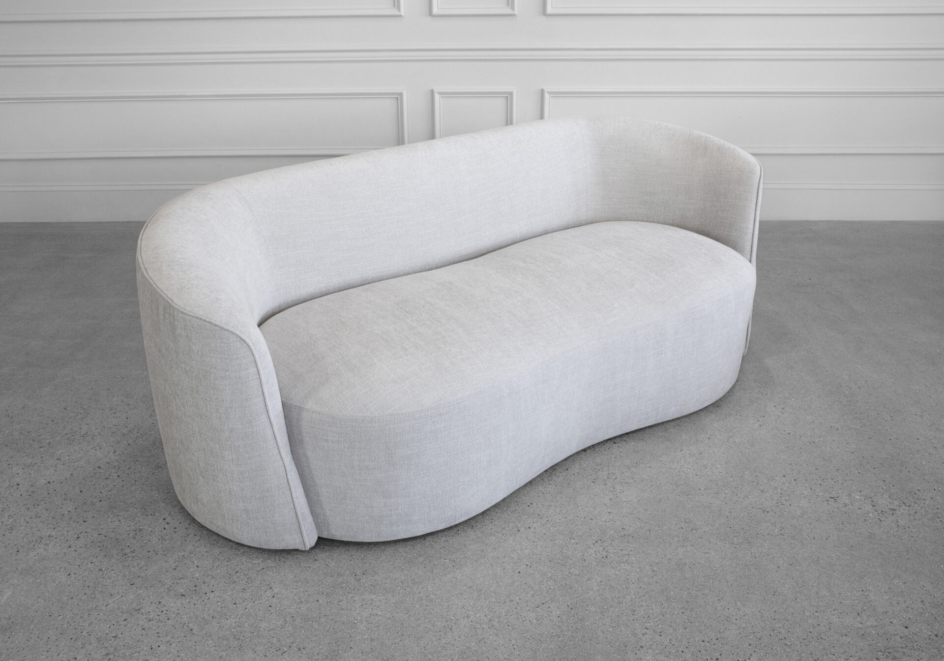 Sylvie Fabric Sofa in Gimma Silver