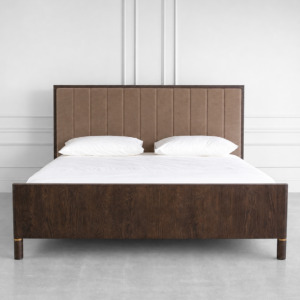 Arun Wood Bed - Front Arun Wood Bed - Front