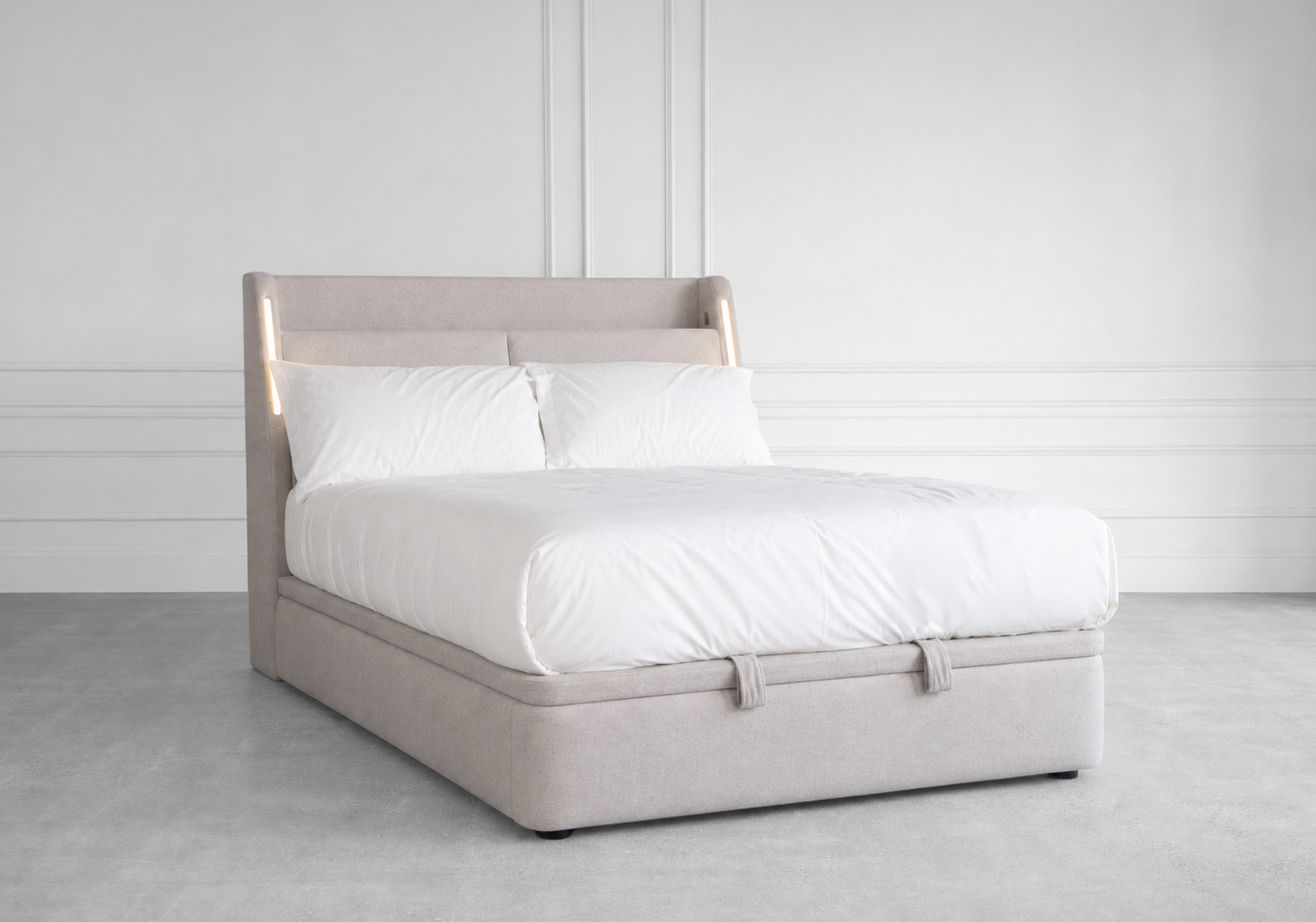 Lanz Upholstered Bed - Angle