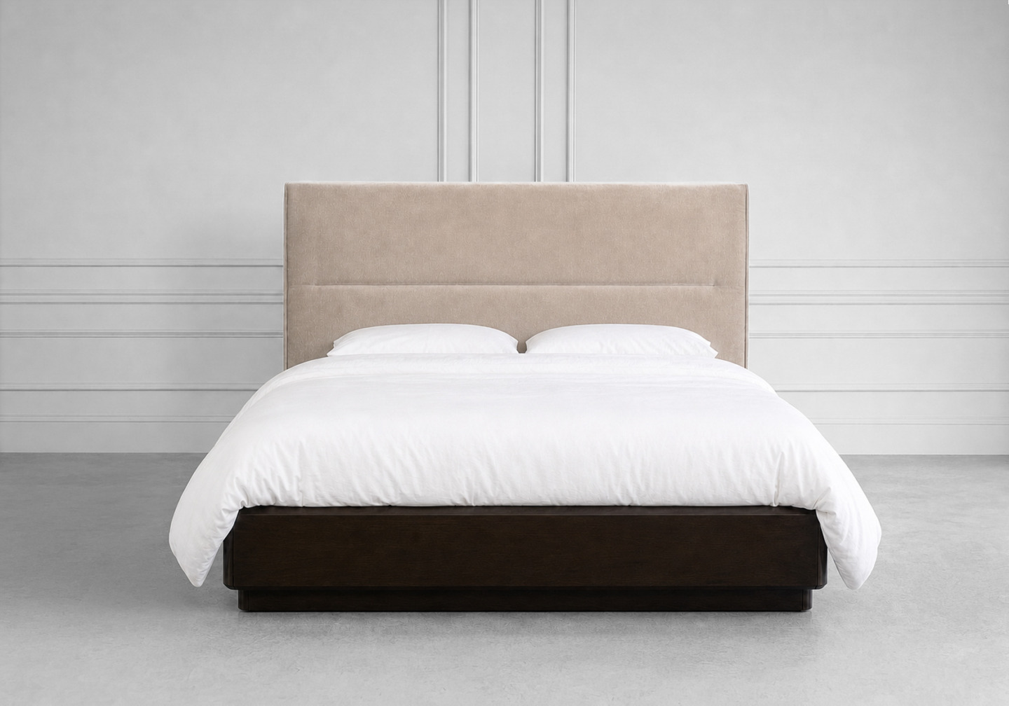 Natu Wood Bed - Front