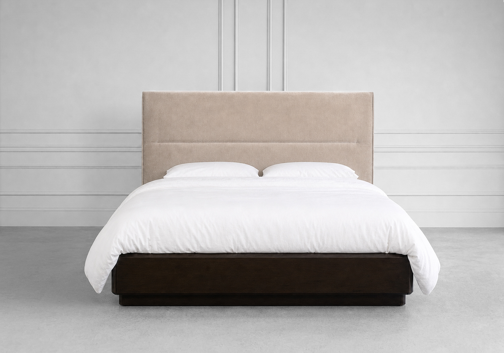 Natu Wood Bed - Front