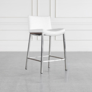 Royce Counter Stool in White Royce Counter Stool in White