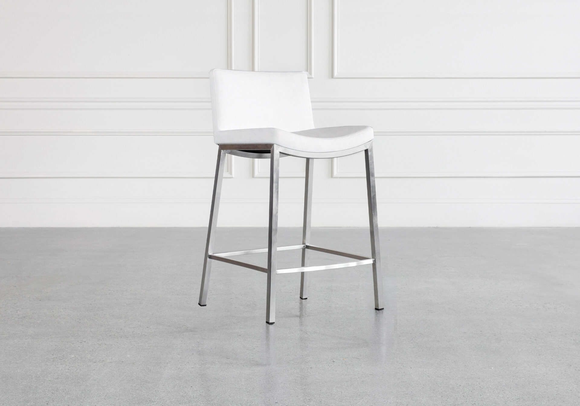 Royce Counter Stool in White