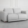 Sarasota Loveseat in Light Grey - Angle Sarasota Loveseat in Light Grey - Angle