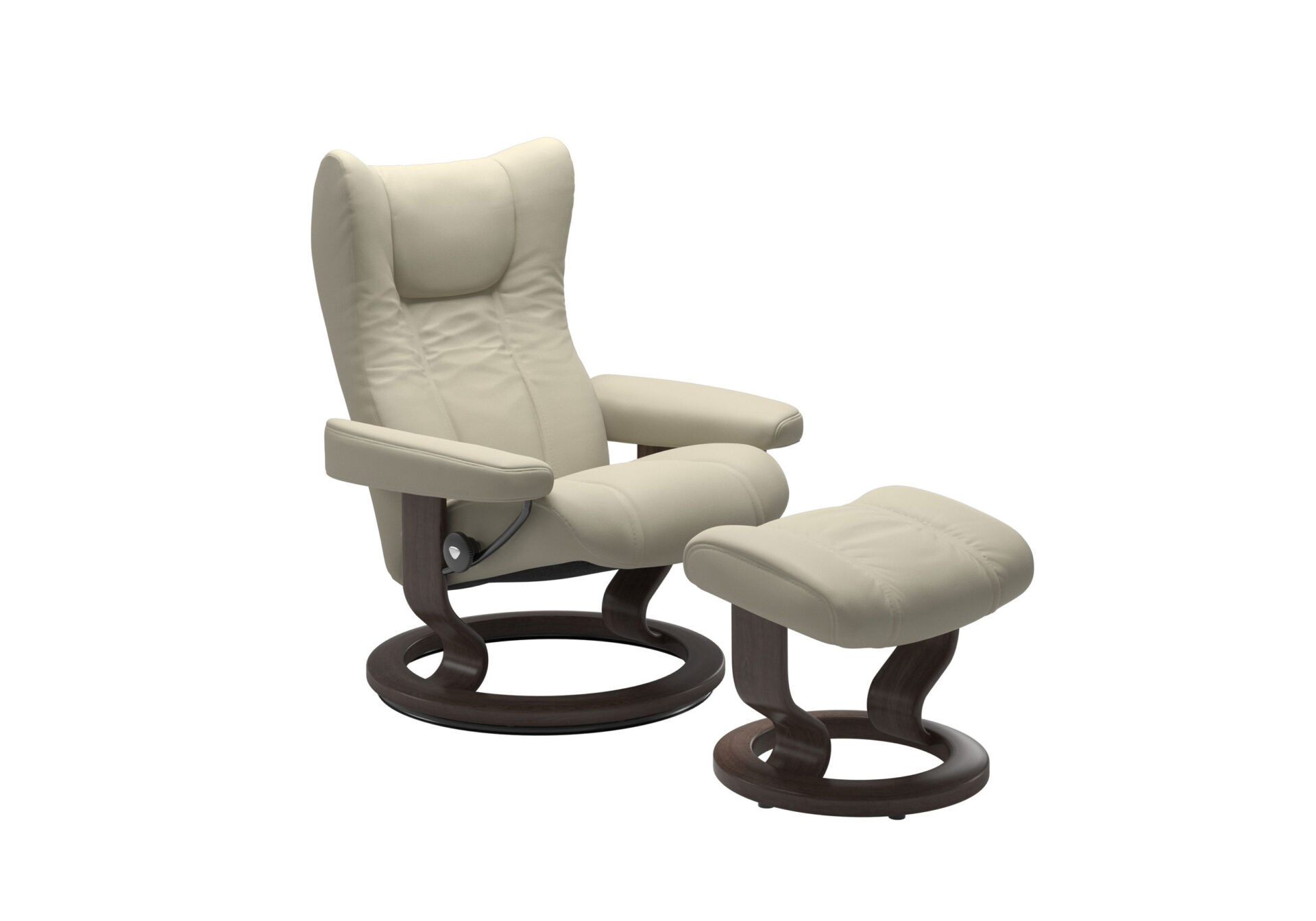 Wing - Light Grey & Wenge - Angle
