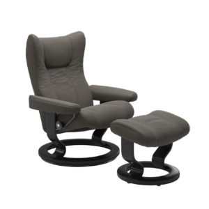 Wing - Metal Grey & Black - Angle Wing - Metal Grey & Black - Angle