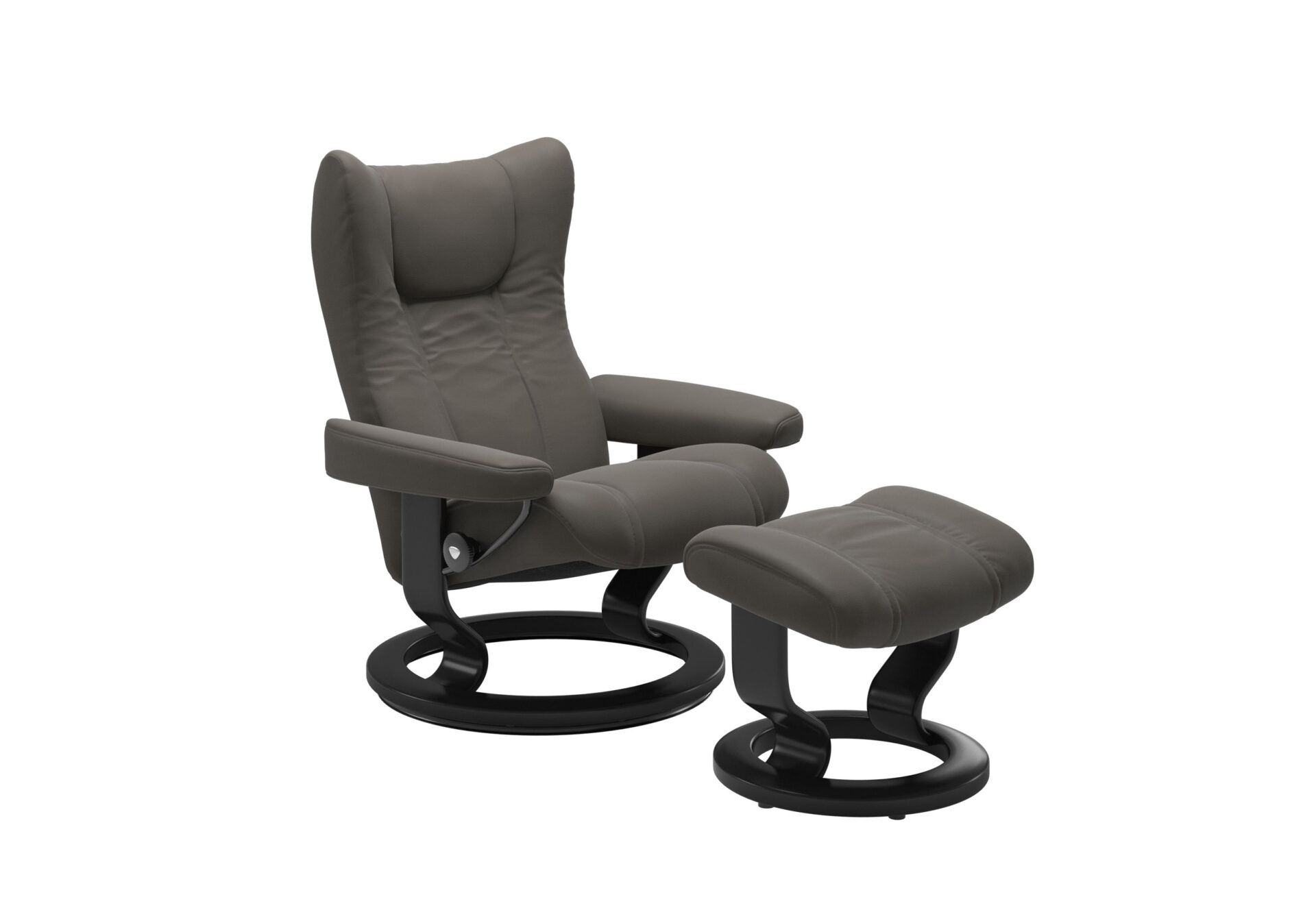 Wing - Metal Grey & Black - Angle