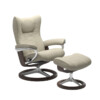 Wing Signature - Light Grey & Wenge - Angle