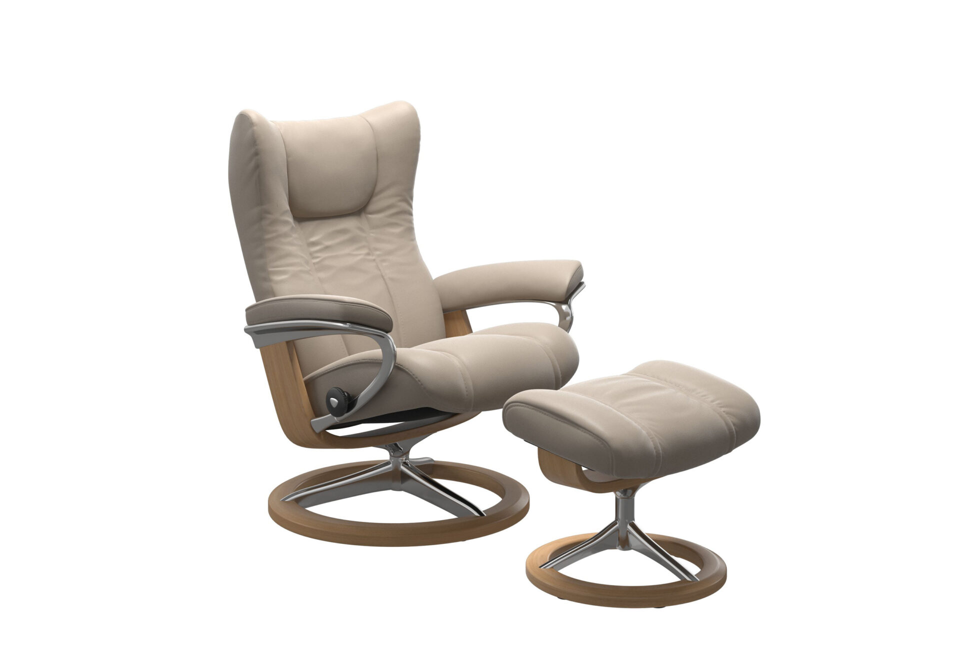 Wing Signature - Mushroom & Oak - Angle