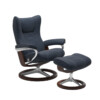 Wing Signature - Oxford Blue & Brown - Angle