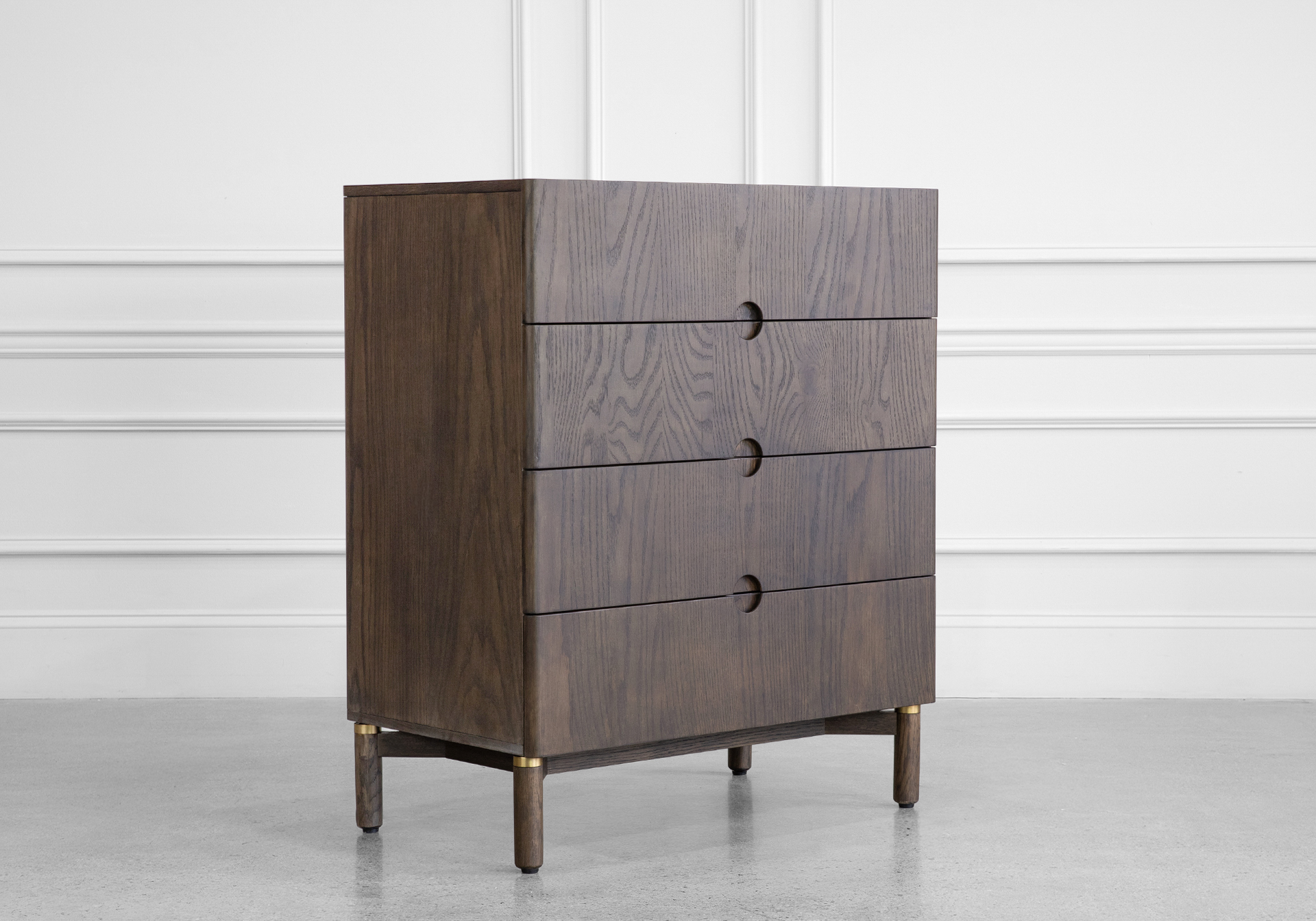 Arun Chest in Espresso - Angle