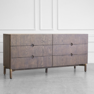 Arun Double Dresser in Espresso - Angle Arun Double Dresser in Espresso - Angle
