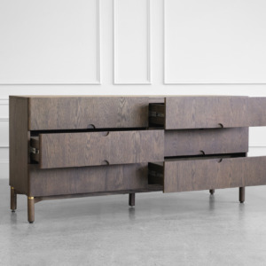 Arun Double Dresser in Espresso - Drawers Arun Double Dresser in Espresso - Drawers