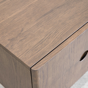 Arun Nightstand in Espresso - Close Up Arun Nightstand in Espresso - Close Up