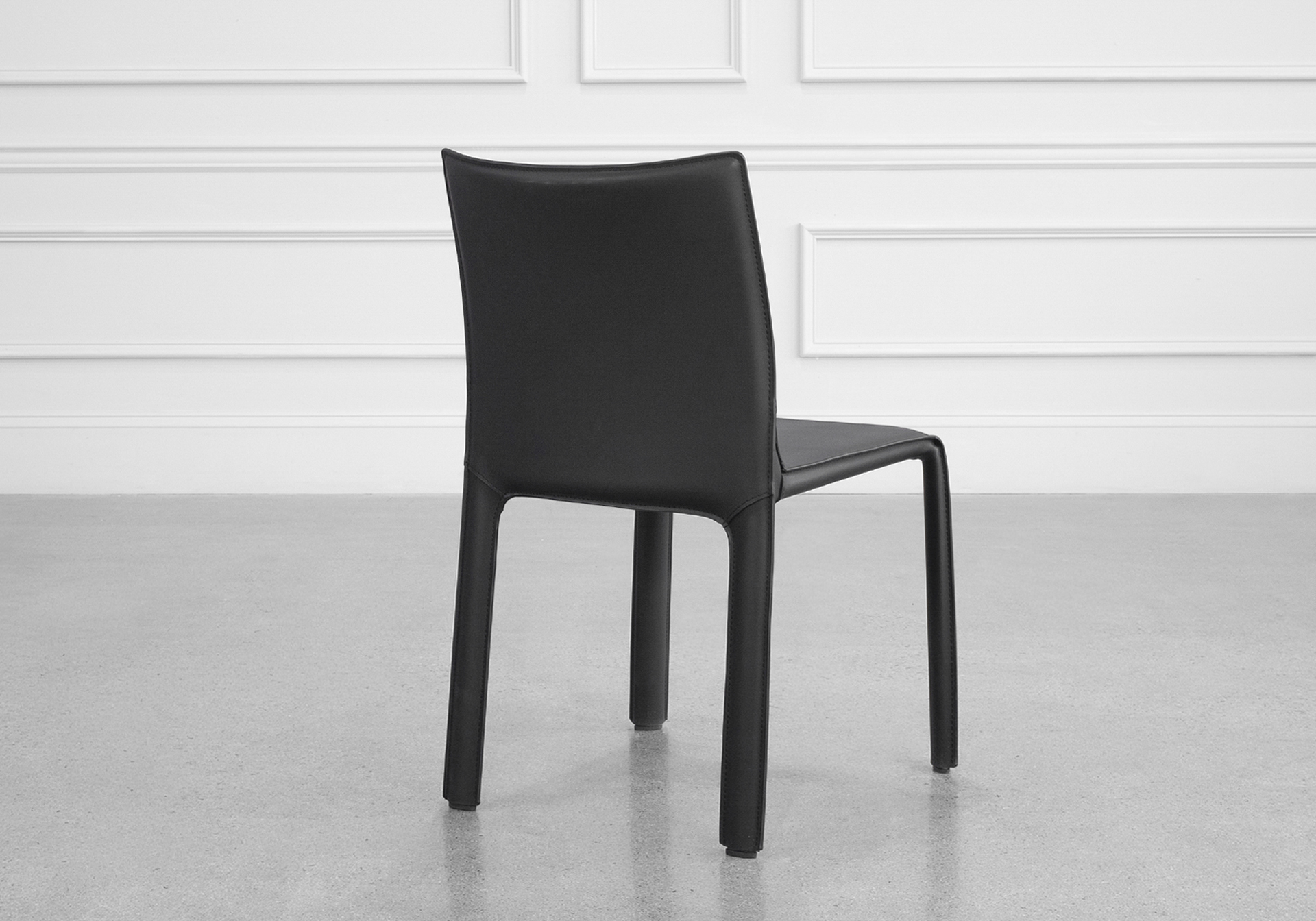 Eleena Dining Chair in Black - Back Eleena Dining Chair in Black - Back