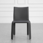 Eleena Bonded Leather Upholstered Dining Chair