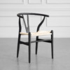 Freja Dining Chair in Black - Angle Freja Dining Chair in Black - Angle