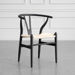 Freja Dining Chair in Black - Angle Freja Dining Chair in Black - Angle