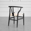 Freja Dining Chair in Black - Back Freja Dining Chair in Black - Back
