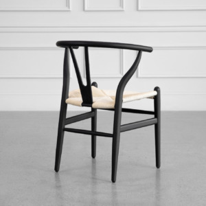 Freja Dining Chair in Black - Back Freja Dining Chair in Black - Back