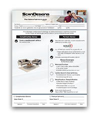 Furniture protection service plan preview