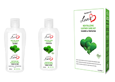 Leather cleaner and protector kit