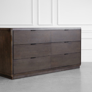 Natu Double Dresser in Dark Espresso - Angle Natu Double Dresser in Dark Espresso - Angle
