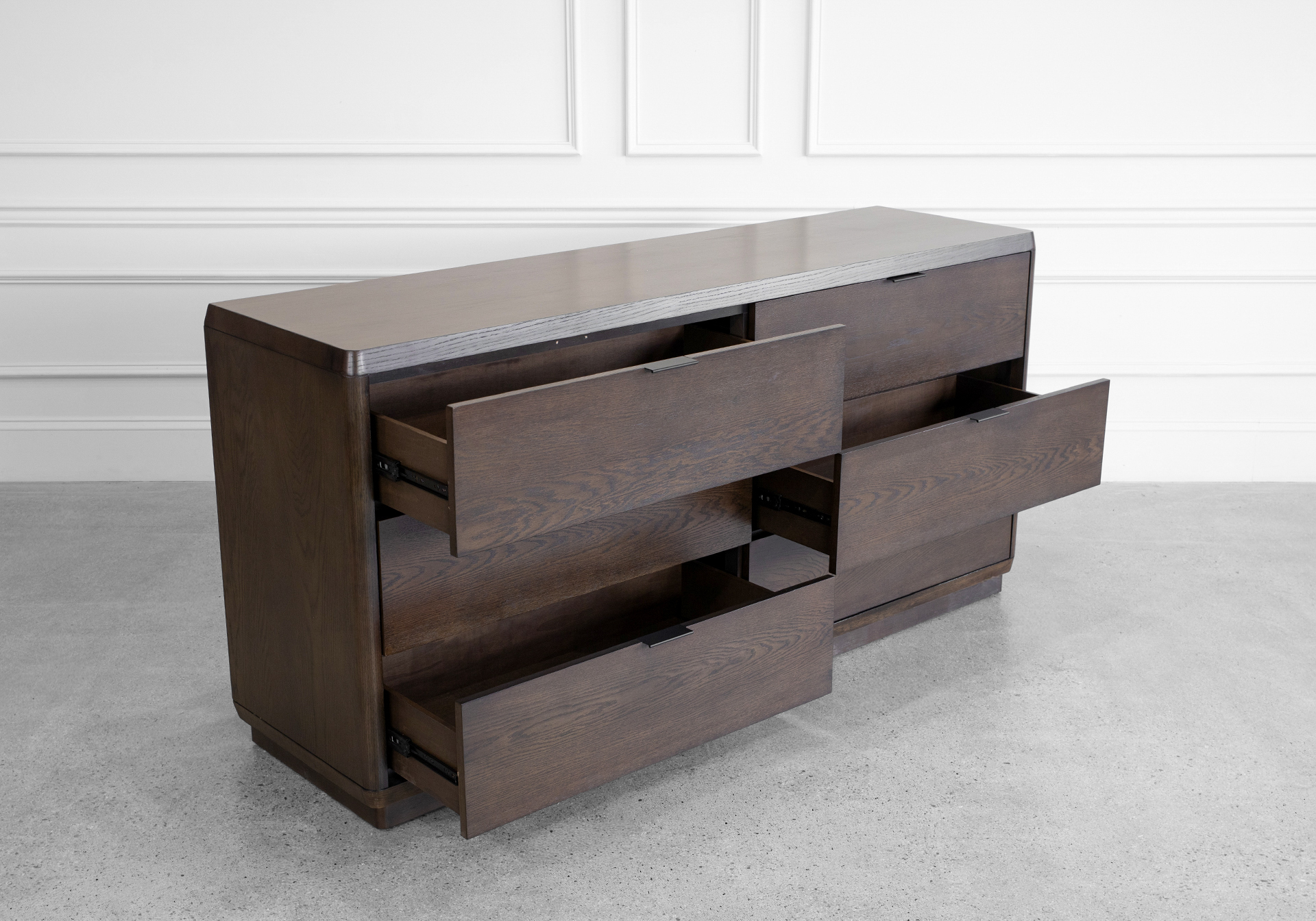 Natu Double Dresser in Dark Espresso - Drawers