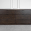 Natu Double Dresser in Dark Espresso - Front