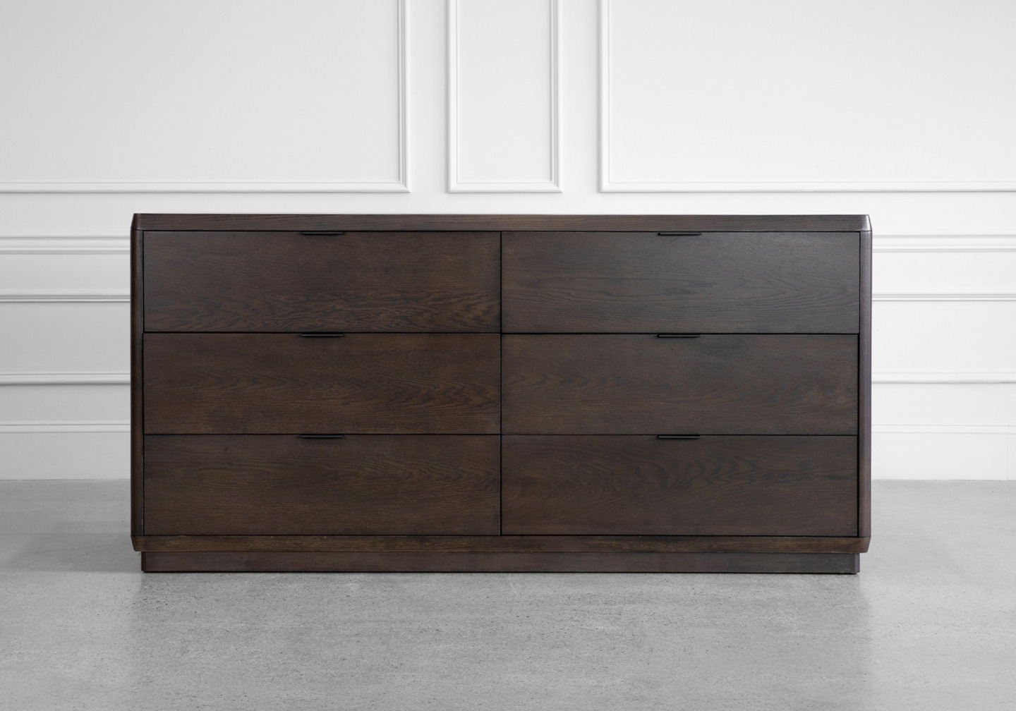 Natu Double Dresser in Dark Espresso - Front
