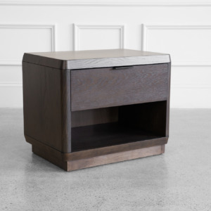 Natu Nightstand in Dark Espresso - Close Up Natu Nightstand in Dark Espresso - Close Up