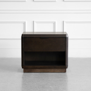 Natu Nightstand in Dark Espresso - Front Natu Nightstand in Dark Espresso - Front