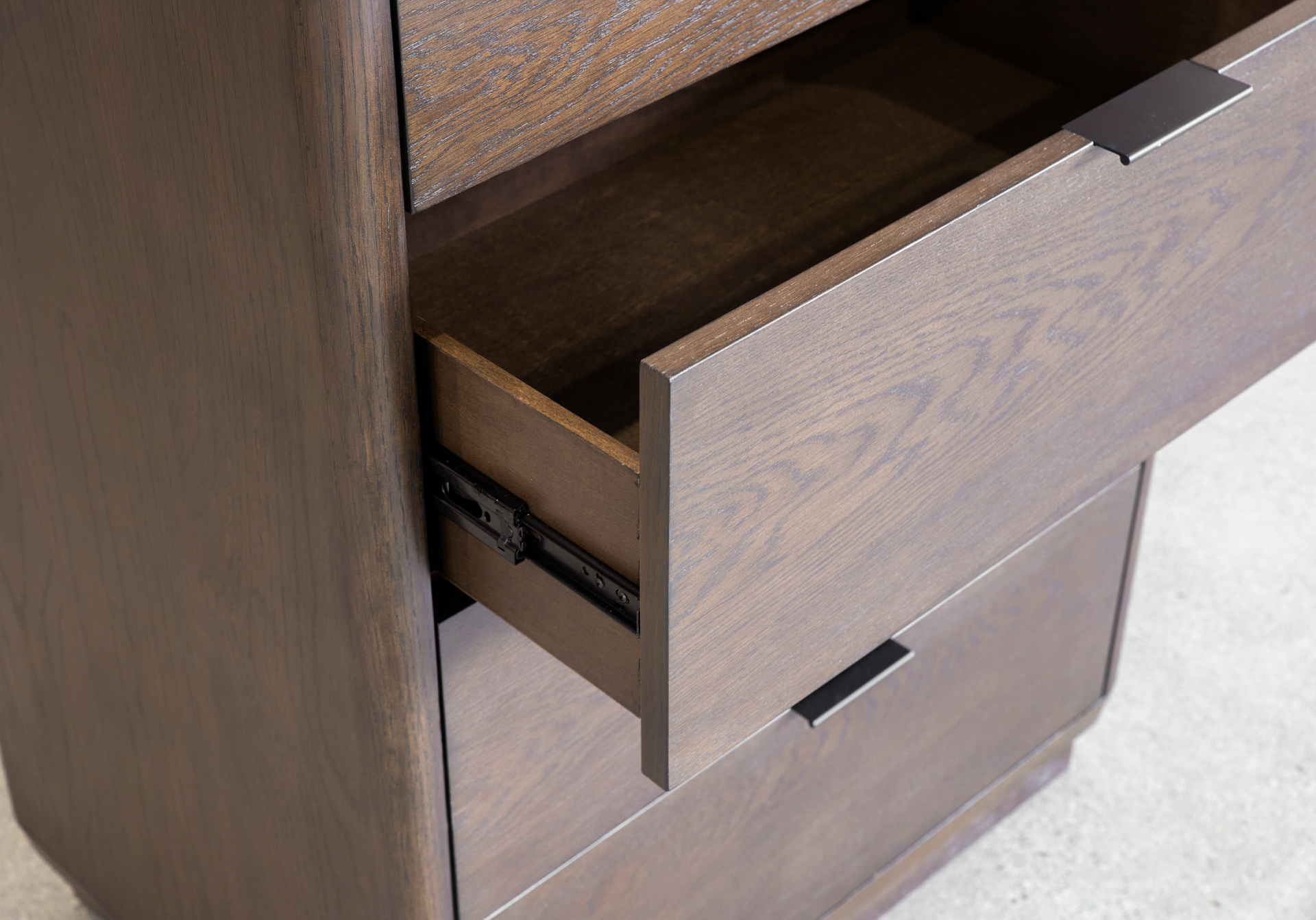 Natu Tallboy in Dark Espresso - Close Up Natu Tallboy in Dark Espresso - Close Up