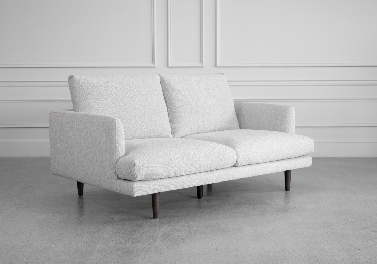 Twins Fabric Loveseat - Angle