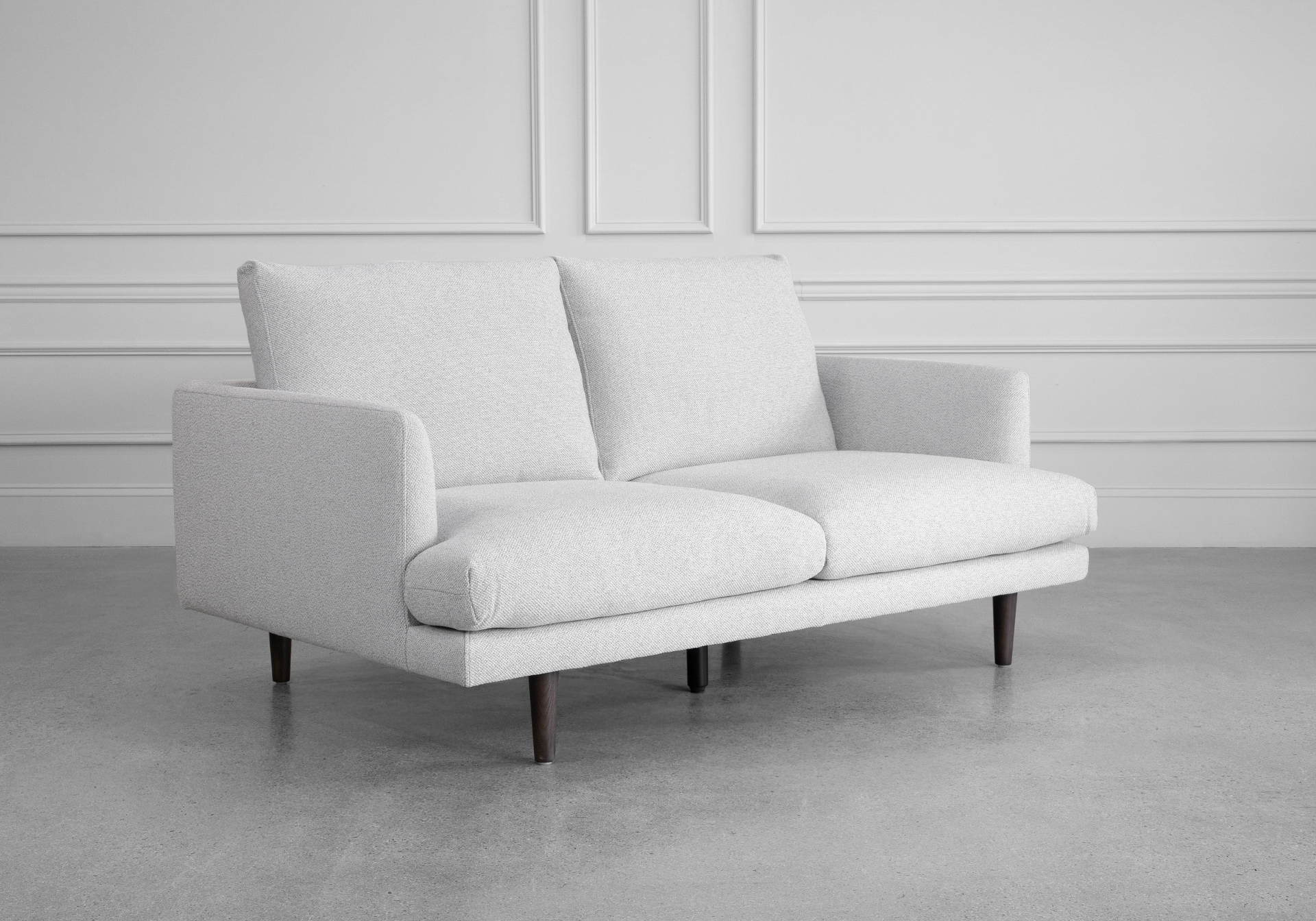 Twins Fabric Loveseat - Angle