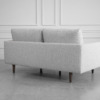 Twins Fabric Loveseat - Back Twins Fabric Loveseat - Back