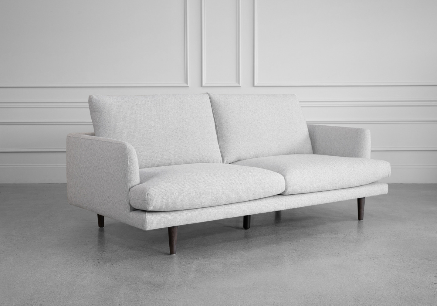 Twins Fabric Sofa - Angle