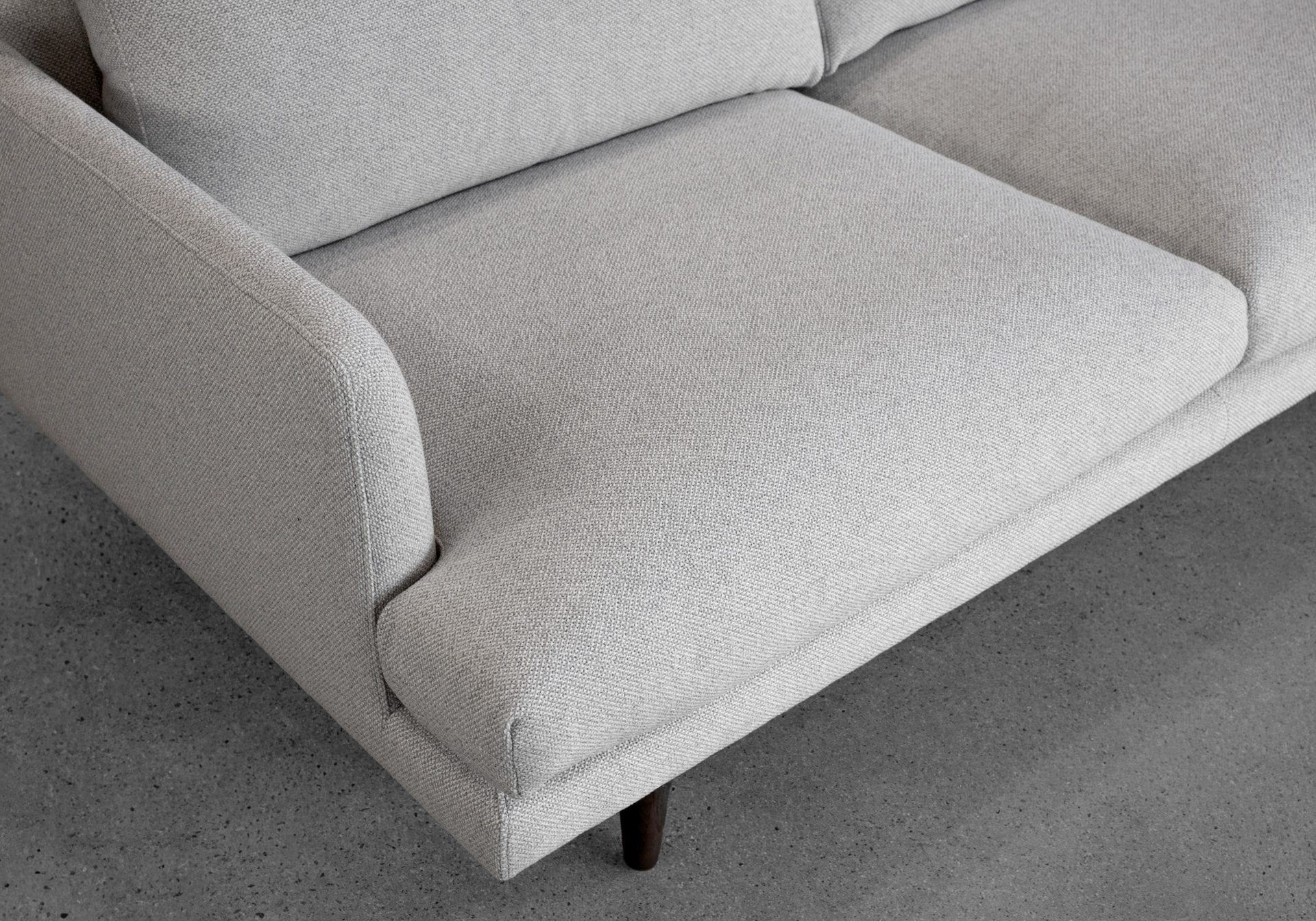 Twins Fabric Sofa - Close Up Twins Fabric Sofa - Close Up