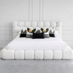 Rollo Upholstered King Bed