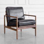 Flavin Leather Accent Chair