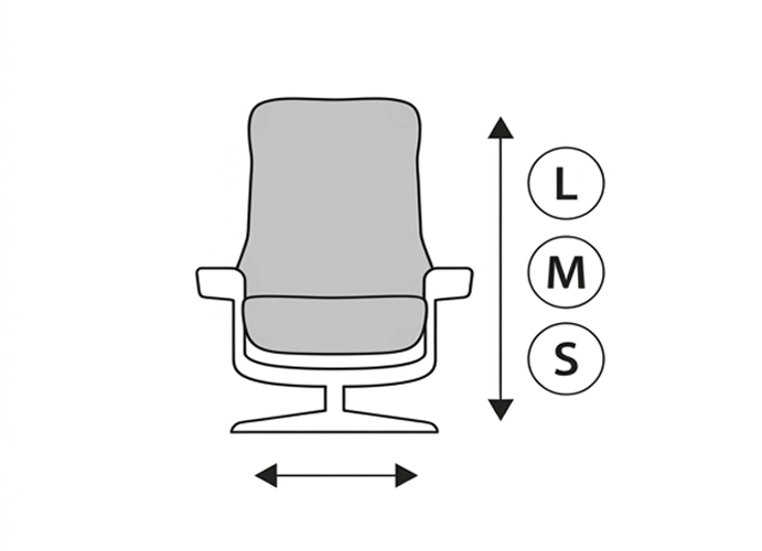 Stressless recliner sizes